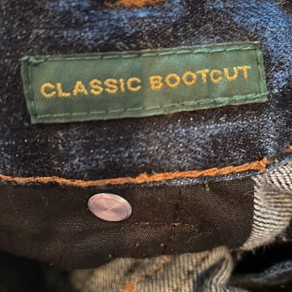 Lauren Ralph Lauren Jeans SZ 12 Bootcut Dark Wash Stretch Button Back Pockets - Picture 12 of 12